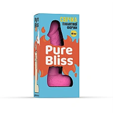 Свеча в виде члена Pure Bliss MINI Pink 15 см