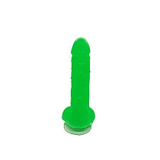 Крафтове мило-член із присоскою Чистий Кайф Green size L, натуральне