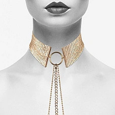 Ожерелье-воротник Bijoux Indiscrets Desir Metallique Collar - Gold
