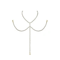 Ожерелье под жемчуг на декольте Obsessive A757 necklace pearl