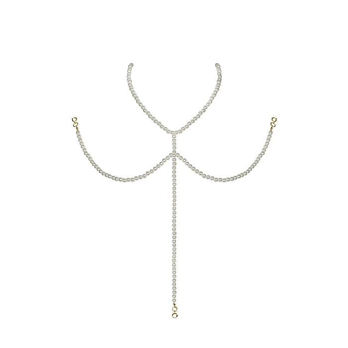 Ожерелье под жемчуг на декольте Obsessive A757 necklace pearl
