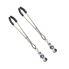 Затискач для сосків Art of Sex - Nipple Clamps Lovely Blue