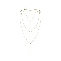 Ланцюжок для спини Bijoux Indiscrets Magnifique Back and Cleavage Chain - Gold, прикраса для тіла