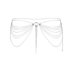 Цепочка трусики или лиф Bijoux Indiscrets Magnifique Waist Chain - silver, украшение на тело