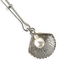 Затискач для клітора Art of Sex - Clit Clamp Silver Pearl