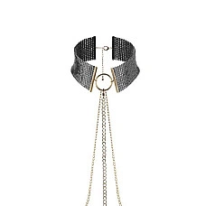 Ожерелье-воротник Bijoux Indiscrets Desir Metallique Collar - Black