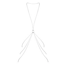 Цепочка для тела Bijoux Indiscrets Magnifique 8 Body Chain — Silver