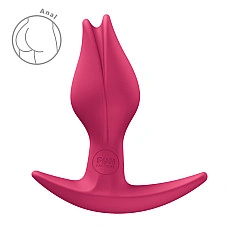 Анальная пробка Fun Factory BOOTIE FEM Raspberry, в виде бутона, диаметр 2,9 см, тонкий ограничитель
