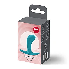 Анальная пробка Fun Factory BOOTIE S Aquamarine, диаметр 2,8 см, тонкий ограничитель