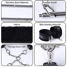 БДСМ-набір LOCKINK YEAHWOW Door Swing & Leg Spreader Bondage set