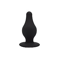 Анальная пробка SilexD (Model 2 size XS) двухслойная, силикон+Silexpan, диаметр 2,9 см