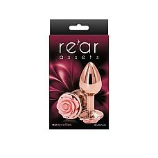 Анальная пробка NS Novelties Rear Assets - Rose - Small - Pink