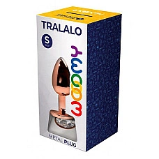 Металева анальна пробка Wooomy Tralalo Size S, діаметр 2,8 см, довжина 7 см