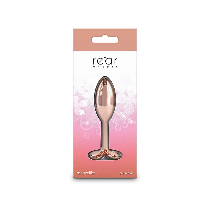 Анальная пробка NS Novelties Rear Assets - Clover - Rose Gold