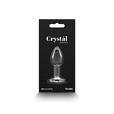 Скляна анальна пробка NS Novelties Crystal - Desires - Rainbow Gem - Small