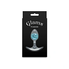 Анальная пробка NS Novelties Cosmic Glams - Small - Blue