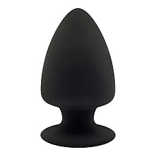 Анальная пробка SilexD (Model 1 size L), двухслойная, силикон+Silexpan, диаметр 7,5 см