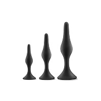Набор анальных пробок Blush Luxe Beginner Plug Kit Black