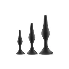 Набор анальных пробок Blush Luxe Beginner Plug Kit Black