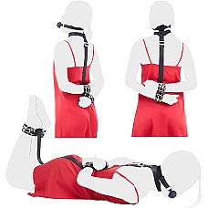 БДСМ-набір LOCKINK YEAHWOW Armbinder Restraint Set Black