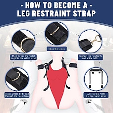 БДСМ-набір LOCKINK YEAHWOW Bed Restraint set