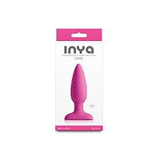 Анальна пробка з вібрацією NS Novelties INYA - Swirl - Pink