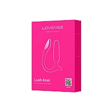 Анальная смарт-вибропробка Lovense Lush Anal, очень мощная, LED-подсветка
