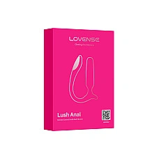 Анальная смарт-вибропробка Lovense Lush Anal, очень мощная, LED-подсветка