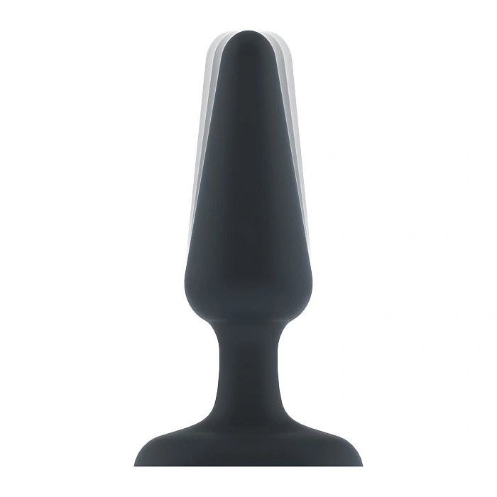 Анальная пробка с вибрацией Dorcel Best Vibe Plug M, макс. диаметр 4,1см, soft-touch силикон