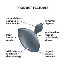 Анальна вібропробка Satisfyer Booty Absolute Beginners 4