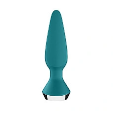 Анальная смарт-вибропробка Satisfyer Plug-ilicious 1 Petrol
