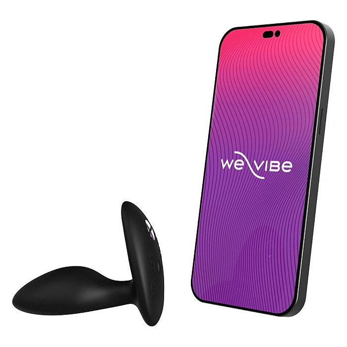Анальная смарт-вибропробка We-Vibe Ditto+ Satin Black с пультом ДУ