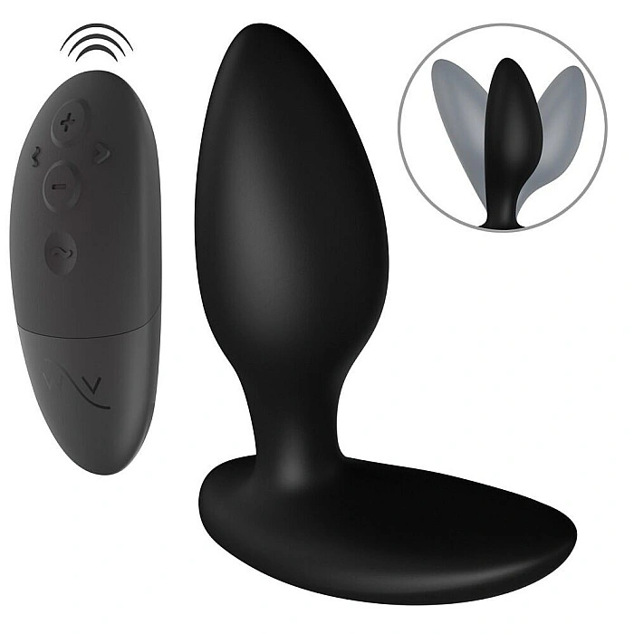Анальная смарт-вибропробка We-Vibe Ditto+ Satin Black с пультом ДУ