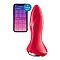 Анальна смарт-вібропробка із перлинним масажем Satisfyer Rotator Plug 1+ Red