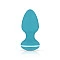 Анальная вибропробка Cala Azul – Blanca Vibrating anal plug, 10 режимов