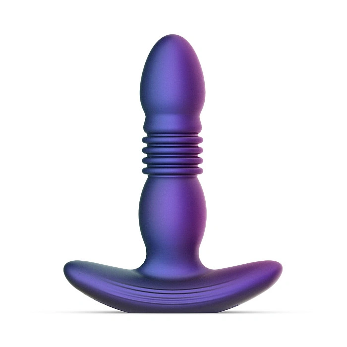 Анальная пробка с вибрацией и пульсацией Hueman - Supernova Thrusting Buttplug