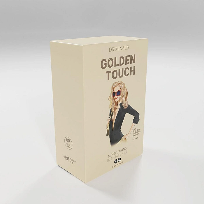 Набор пробников экстраувлажняющего гель-лубриканта Driminals Golden Touch (10 x 4 мл)
