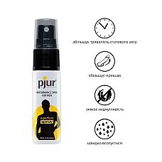 Спрей-пролонгатор pjur Superhero Performance Spray 20 мл, впитывается в кожу, природные компоненты
