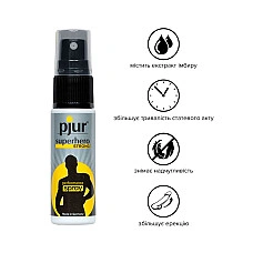 Спрей-пролонгатор pjur Superhero Strong Spray 20 ml, с экстрактом имбиря, без анестетиков