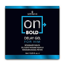 Пробник пролонгатора для мужчин Sensuva ON Bold (6 мл) со сладко-мятным вкусом