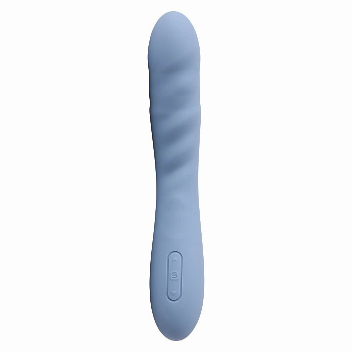 Смарт-вибратор с пульсацией Svakom Ava Neo Cornflower Blue, 15 режимов работы, водонепроницаемый