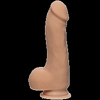 Фаллоимитатор Doc Johnson The D - Master D - 7.5 Inch With Balls - ULTRASKYN, диаметр 5,1см