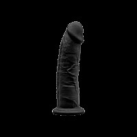 Фаллоимитатор SilexD Robby Black (MODEL 2 size 6in), двухслойный, силикон+Silexpan, диаметр 3,5 см
