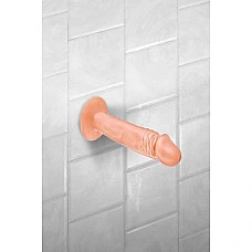 Фалоімітатор Real Body — Real Zack Flesh, TPE, діаметр 3,7 см