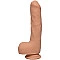 Фаллоимитатор Doc Johnson The D - Uncut D - 9 Inch With Balls ULTRASKYN, диаметр 4,5см, необрезанный