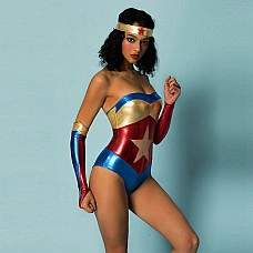 Эротический ролевой костюм "Wonder Woman" One Size