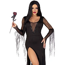 Еротичний костюм Мортіші Аддамс Leg Avenue Sexy Spooky Morticia L