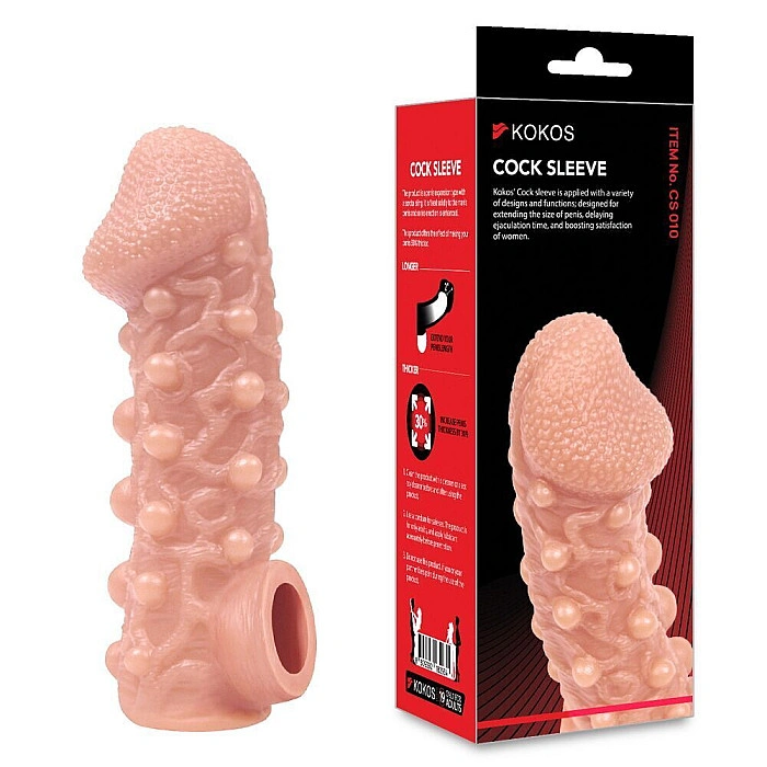 Насадка на член Kokos Cock Sleeve CS 010 S (мятая упаковка!!!)