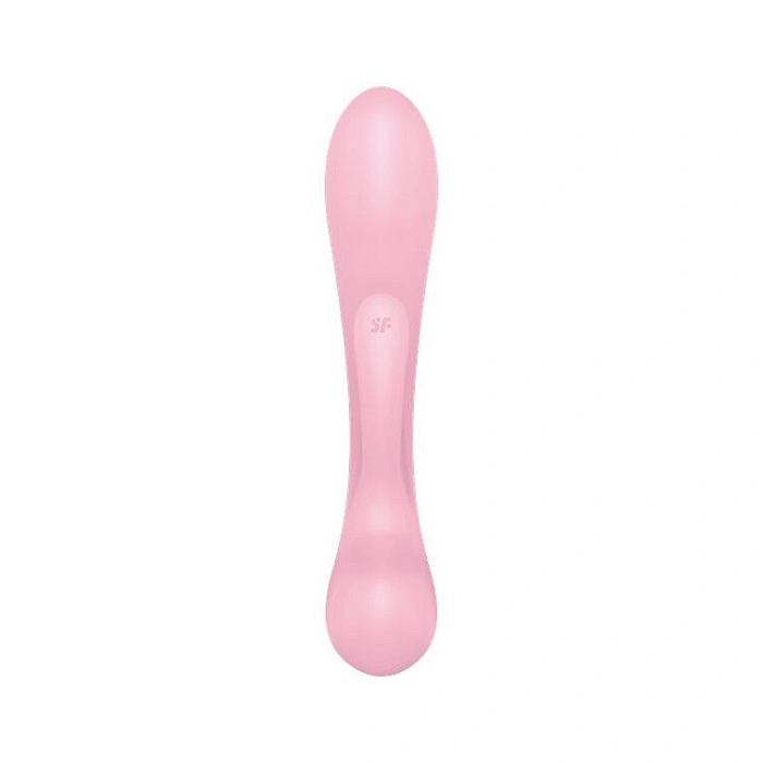 Двусторонний вибратор-кролик Satisfyer Triple Oh Pink (мятая упаковка!!!)