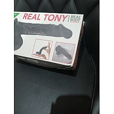 Фаллоимитатор Real Body - Real Tony Black, TPE, диаметр 3,5см (мятая упаковка!!!)